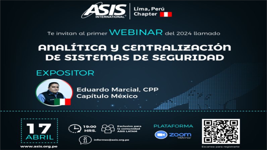 Webinar: Analítica y Centralización de Sistemas de Seguridad