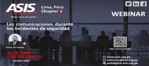 Webinar: Las comunicaciones durante los incidentes de seguridad